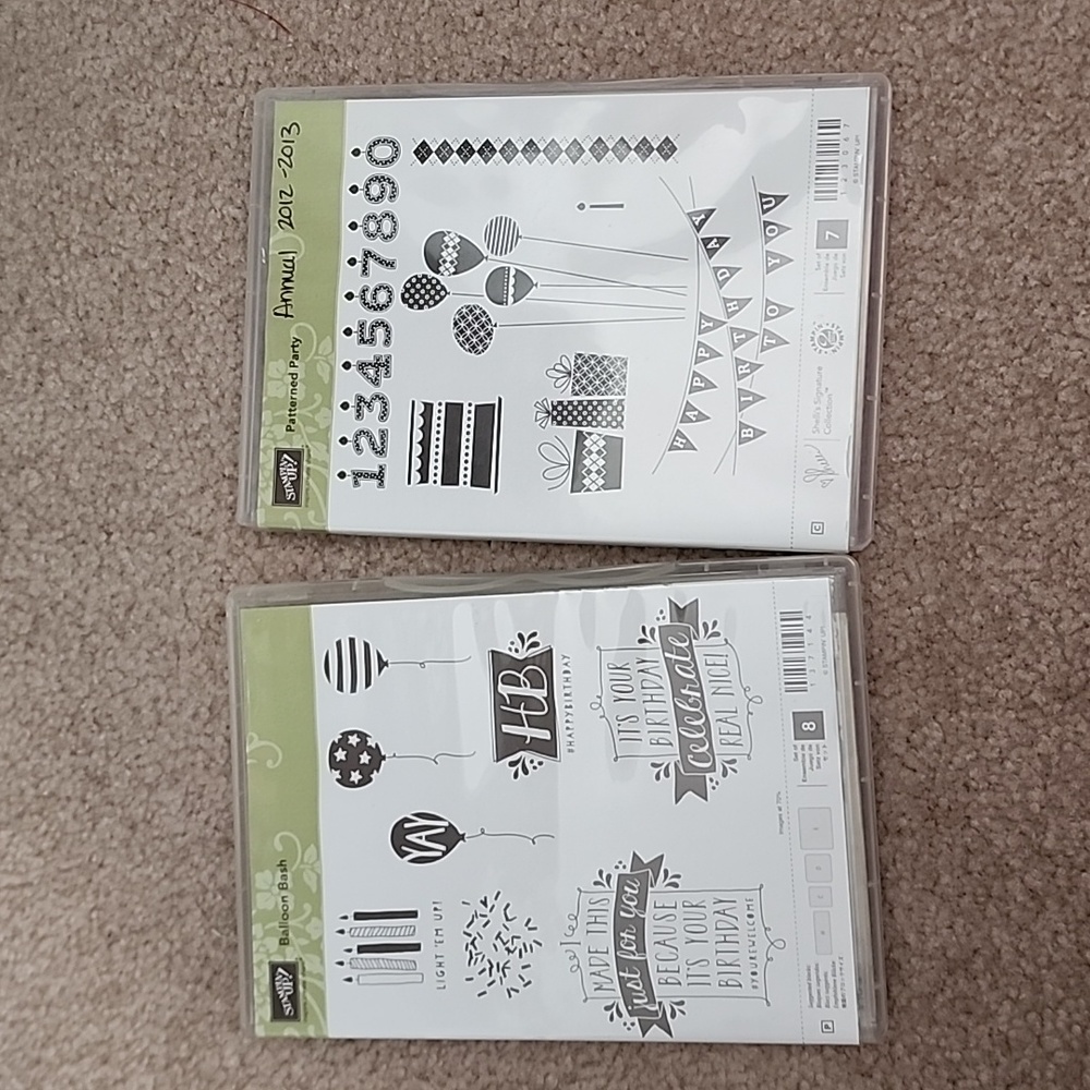 Stampin Up Birthday Sets, EUC